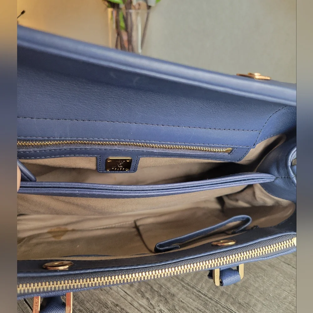 MCM Blue saffiano leather 2way bag - Picture 11 of 12